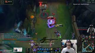 Bjergsen Gets Roasted in Game (Funny Stream Highlight)