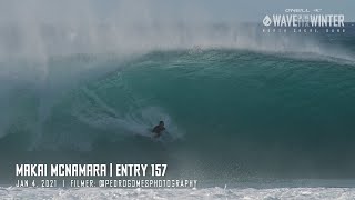 Makai McNamara at Pipeline, Jan 4, 2021