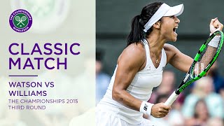 Serena Williams vs Heather Watson | Wimbledon 2015 third round | Full Match