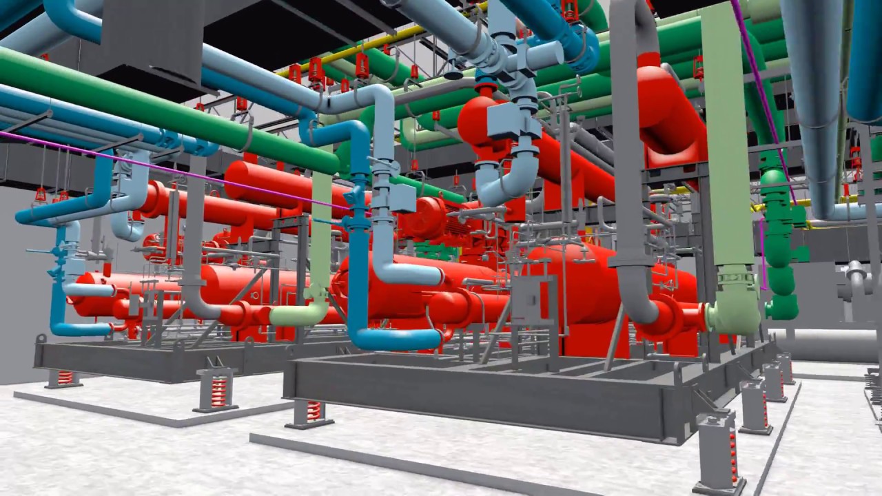 MEP BIM Coordination Model - YouTube