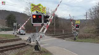 Železniční přejezd Černošice-Mokropsy #2 [P267] - 25.1.2025 / Czech railroad crossing