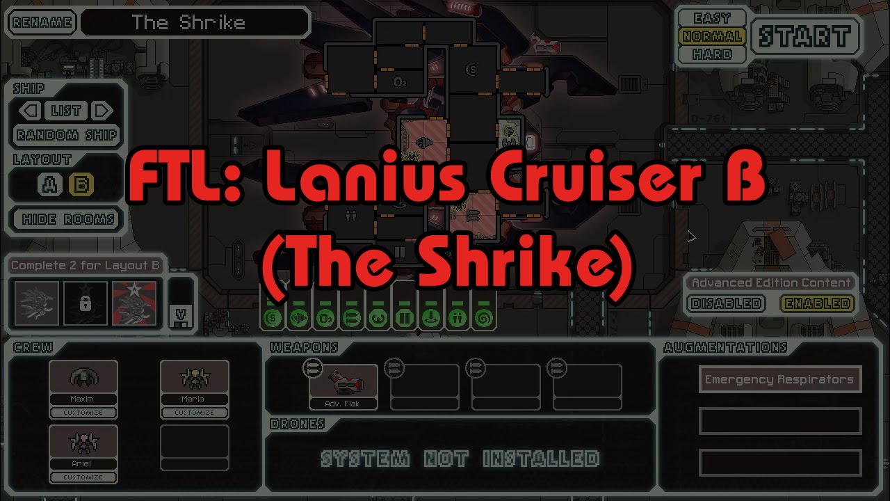 FTL: Faster Than Light - Lanius B (The Shrike) [Playthrough/No ...