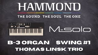 Hammond M-solo B-3 type Organ Video Demo SWING#1