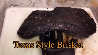 How to smoke a Texas style brisket