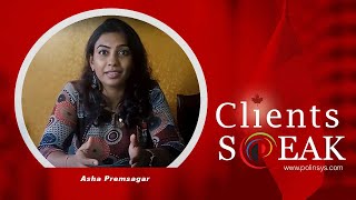 Clients Speak with Asha Premsagar and Polinsys