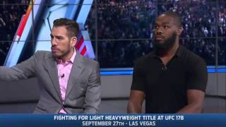 MMA Fight Night Live in L.A. with Jon Jones and Daniel Cormier.