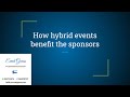 How Event Gurus Hybrid Event Benefits the sponsors