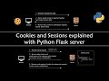 Session and Cookies explained with Python Flask Server