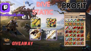 160M PROFIT 🏆 DIVE STATIC 🏆 GUCCI KILLS 🏆 RAT 🏆 ALBION ONLINE 🏆