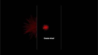 Create virus using python. turtle graphics. #python #programming #androidprogramming