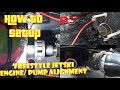 How to align a Jet pump and Engine in a Freestyle Jetski. Same for most Yamaha Kawasaki PWC