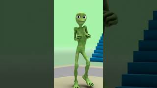 Green Alien Dance | El Chombo - Dame Tu Cosita feat. -Yeşil Uzaylı Dansı #dametucosita #shorts#cover