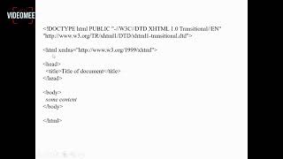 Web Technologies: XHTML