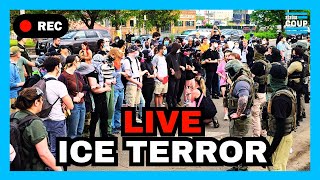 BREAKING: ICE ATTACKS Protesters at Delaney Hall ICE Prison
