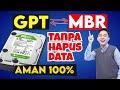 AMAN! Cara Mengubah Partisi GPT ke MBR tanpa Menghapus Data dengan AOMEI