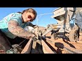 Using The Mud Mixer Off-Grid | How To Pour Concrete Without Mixing!