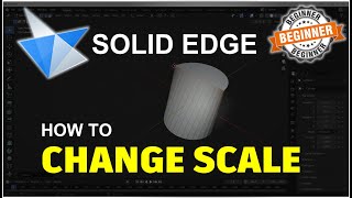 Solid Edge How To Change Scale Tutorial