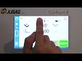 Details of Cybelec Touch 8PS controller. X Y axis. 2D programing