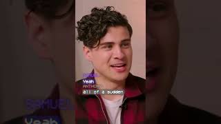 Samuel had a terribly-timed tourette's tic