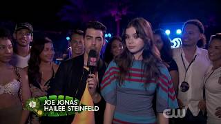 Hailee Steinfeld & Joe Jonas Host Segments 2016 iHeart Pool Party