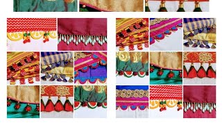 Saree Kuchu designs 2 Beautiful Saree Pallu Designs !! Samrt Art And Crafts !! Creative Diy Designs