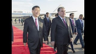 Chinese president arrives in Tajikistan for CICA summit, state visit | CCTV English