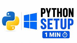 Get Started with Python on Windows (1-Minute Introduction & Setup)