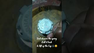 How to remove gas cylinder cap..? #gascylinder #tipsandtrick