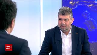 Interviu cu președintele PSD, Marcel Ciolacu: ”Cred că o să câștigăm alegerile”