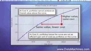Optimizing Project Portfolios to Efficient Frontiers Using Optsee®