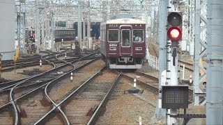 2016.04.25 阪急 5000系 5001F 普通 神戸三宮 行き 到着 西宮北口駅 阪急電鉄 阪急電車