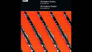 In the Beginning (No. 12) from James Rae-40 Modern Studies for Solo Clarinet