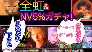 【FFBE】ALL☆5NV5%11連召喚フェス！NVは引けるのか！？