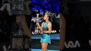 Madison Keys Wins First Grand Slam at 2025 Australian Open #shorts