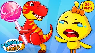 Dino Stole My Lollipop 🍭| + More Funny Kids Songs And Nursery Rhymes by Lamba Lamby