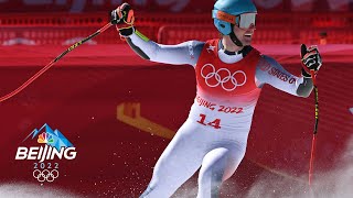 USA's Ryan Cochran-Siegle misses super-G gold by .04 seconds | Winter Olympics 2022 | NBC Sports
