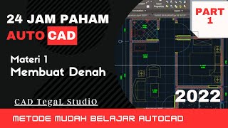 Cara Membuat Denah Rumah 2D Dengan Autocad Part 1