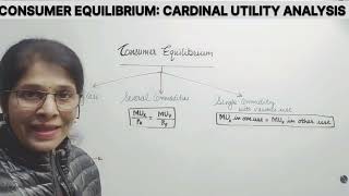 CONSUMER EQUILIBRIUM | उपभोक्ता संतुलन | MICRO | EKM |