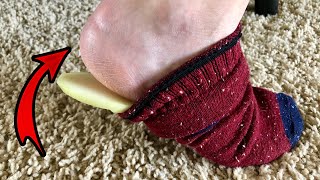 I put an onion in my sock! 😳 HERE’S WHAT HAPPENED 🧅✨ (genius wakeup)