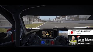 Suzuka Circtuit Hotlap with British GT3 driver, James Baldwin [PEGI]