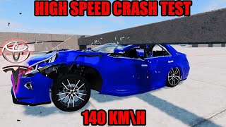 Tesla and Toyota INSANE Crash Test - BeamNG.Drive