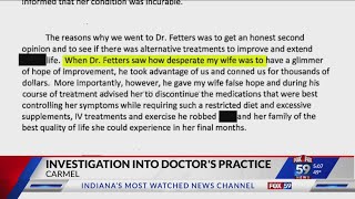 Investigation Into Doctor's Practice