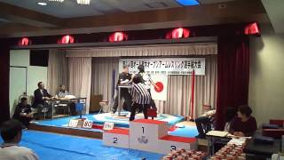 第24回オール栃木アームレスリング大会 A-2 決勝