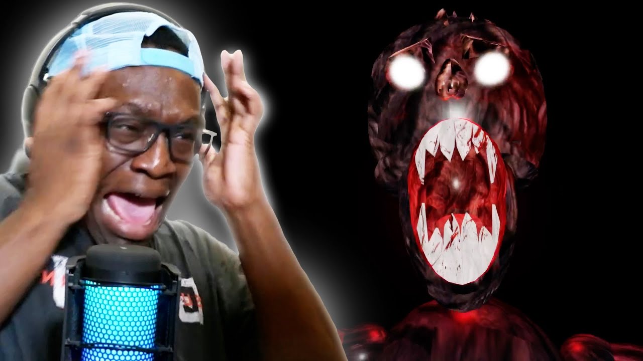Playing Roblox Horror Game Youtube