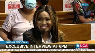 Exclusive interview at 6pm with Norma Mngoma