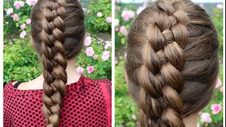 Dutch 4-strand braid tutorial - HairAndNailsInspiration