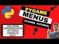 How to Create Menus in Python Games! (PyGame Tutorial)