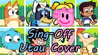 Sing-Off but Every Turn a Different Character Sings (FNF Sing-Off But Everyone Sings) - [UTAU Cover]