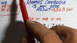 PREDIKSI CAMBODIA JITU 15 MEI 2026 | BOCORAN TOGEL CAMBODIA HARI INI | RUMUS TERJITU CAMBODIA