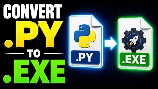Python Tutorial: CONVERT PYTHON FILE .PY into .EXE (Step by Step)